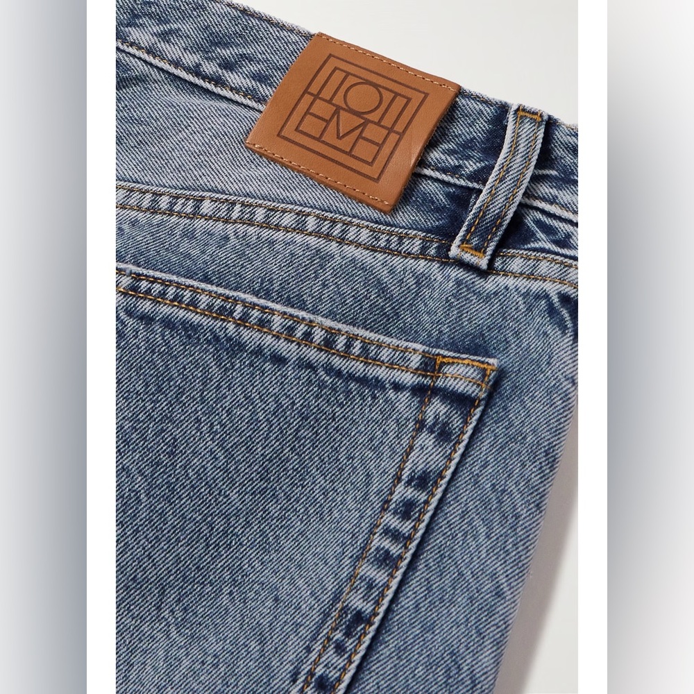 NWT Toteme Twisted Seam high-rise straight-leg jeans - Picture 5 of 9